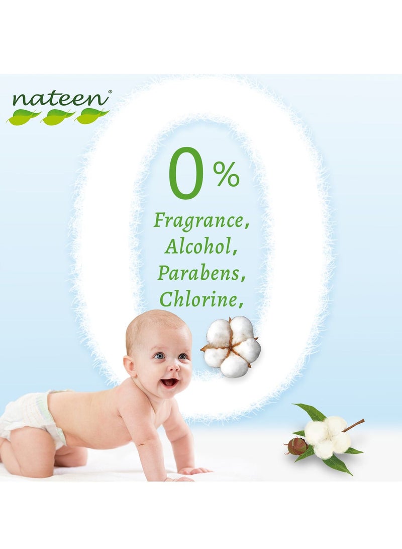 Nateen Baby Wipes,80s x 1 Pack (80 Wipes), Wipes of 99% water for Baby,Multi Purpose Cleaning Baby Wet Wipes With Aloe Vera Extract for Sensitive Skin. - Image 5